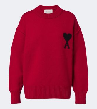 Ami Pullover Ami de Coeur in lana vergine