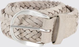 Orciani Cintura Orciani in camoscio intrecciato