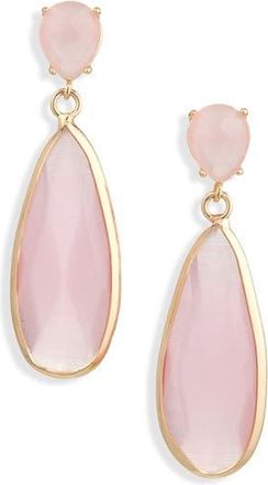 Cara Glass Drop Earrings in Pink at Nordstrom Rack