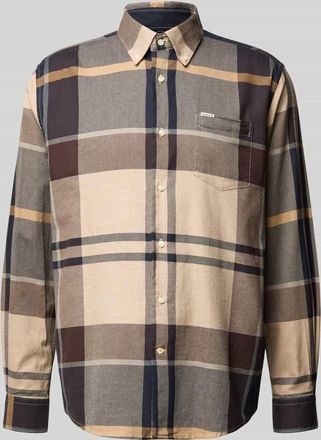 Barbour Regular Fit Freizeithemd aus reiner Baumwolle Modell BEARPARK in Beige, Größe XXL