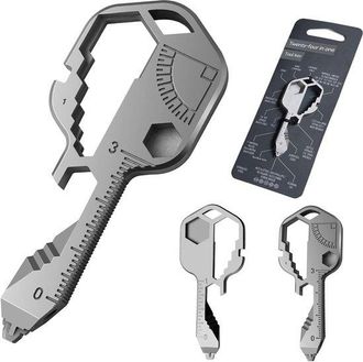 OEM Llave Multiusos 24 En 1 - Herramienta Multiusos De Acero Inoxidable - Compacta Y Pr&aacute;ctica