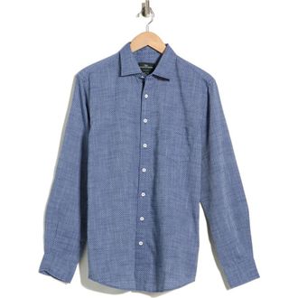 Rodd & Gunn Upper Charlton Sports Fit Button-Up Shirt in Cobalt at Nordstrom Rack, Size Xx-Large