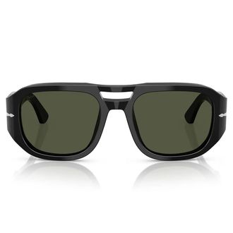 Persol Sunglasses Po3373 S 95/31 Vincent Black/Green Unisex