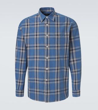 Dunhill Plaid cotton shirt
