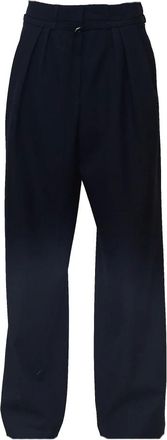 Dries Van Noten Wide Trousers - female - Dries Van Noten - Wide Trousers - Black - 2XS - Trousers