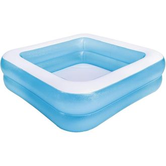 Trade Shop Trade Shop - Piscina Gonfiabile Quadrato A 2 Anelli 145 X 145 X 45 Cm Giardino Estate 016094