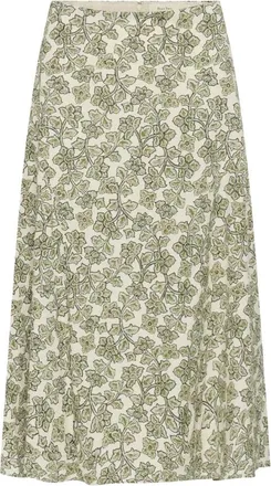 Part Two Rokken, Dames, Groen, XS, Midi Rok