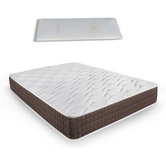 HOGAR 24 Xp25- Colch&oacute;n Viscoel&aacute;stico 80 X 190 Cm + Almohada Viscoel&aacute;stica 100%, M&aacute;xima Calidad En Descanso, Confort Y Firmeza Alta, Grosor 30 Cm