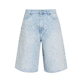 Casablanca Denim Shorts, male, Blue, Size: W34 Denim Short