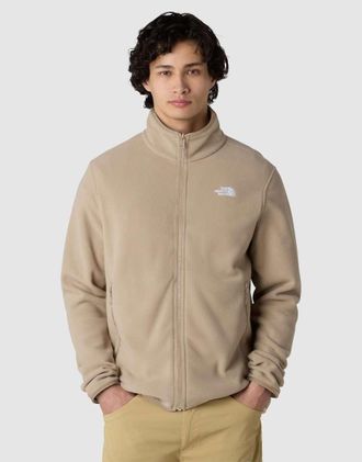 The North Face Glacier - Pile con zip grigio fungo-Neutro