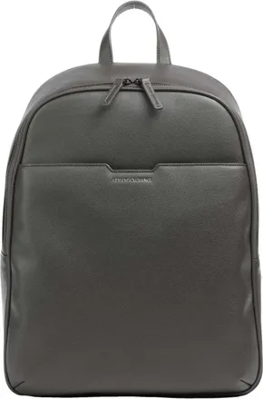 A|X Armani Exchange Rugzak van generfd kunstleer - Heren - Tassen - Bruin - Maat: ONE Size Leer