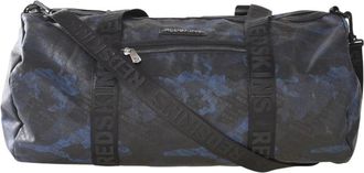 Redskins Logo All-Over Sporttas - Heren - Weekendtassen - Zwart - ONE Size - Leer - Tassen