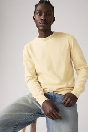 Levi's Lightweight Housemark Sweater - Hombre - 2XL - Amarillo / Rutabaga Pique