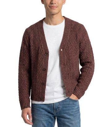 Todd Snyder Donegal Wool & Alpaca-Blend Cable Cardigan