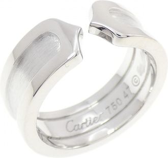 Cartier White Gold White Gold (18K) Band Ring (Pre-Owned)