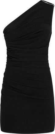 Dsquared2 ruched one-shoulder minidress - women - Viscose - S - Black