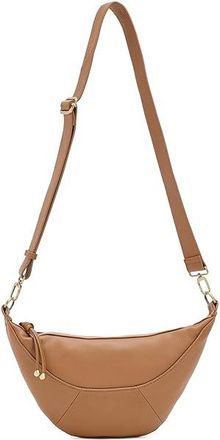 Hobo Carmen Sling Cross Body Handbags Brown Sugar, Leather