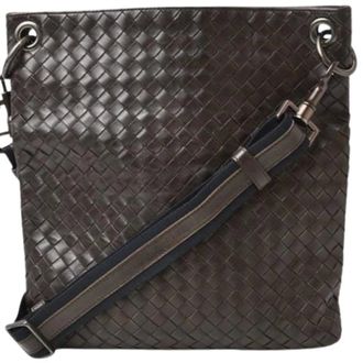Bottega Veneta Pre-owned Cross Body Bags, female, Brown, Size: ONE SIZE Pre-owned Shoulder Bag