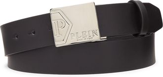 Philipp Plein Leather Belt Iconic Plein