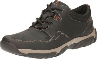Clarks Walbeck Edge, Mens Sneakers, Black (Black Weather Proof Leather), 8 UK (42 EU)