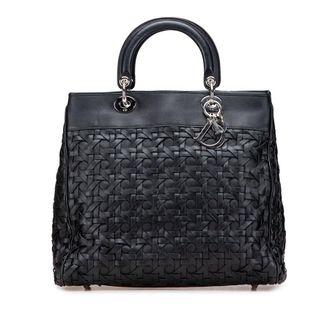 Dior Pre-owned Dior Woven Lambskin Lady Avenue Tote Ladies 5N9SCSUQF92S0A3S