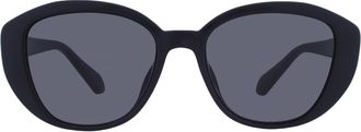 Ferragamo Grey Cat Eye Ladies Sunglasses SF3002SLBK 001 56