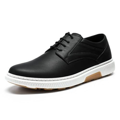 Chaussures Oxford En Cuir Véritable Pour Homme - Bout Pointu, Costume, Mariage, Bureau - Lacets Et Semelle Antidérapante - 6