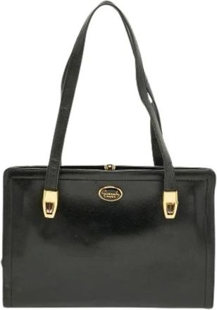 Givenchy Pre-owned Shoulder Bags, female, Black, Size: ONE SIZE Pre-owned Leather Shoulder Bag