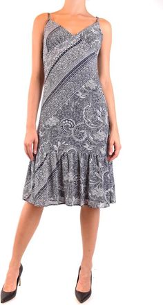 Michael Kors Midi Jurk - Dames - Casual kleedjes - Veelkleurig - M - Polyester - Kleedjes