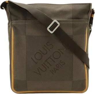 Louis Vuitton Pre-owned Vintage Cross Body Bag - Heren - Vintage Schoudertas - Groen - ONE Size - Vintage