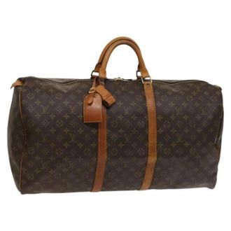 Louis Vuitton Tweedehands Canvas Louis Vuitton tassen - Dames - Pre-owned - Bruin - Maat: ONE Size Leer