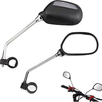 OEM Espejos Retrovisores De Bicicleta De 2 Piezas, Ajustables Y Giratorios Para Bicicletas De Carretera Y De Monta&ntilde;a, Para Manillares Con Un Di&aacute;metro De 2