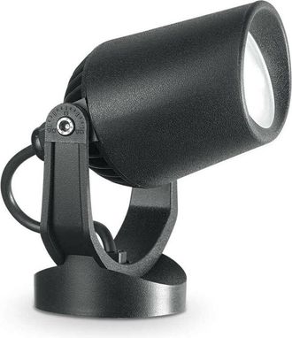 Ideal Lux Ideal Lux - Minitommy - 1 Light Outdoor Spike Spotlight Black IP66, GU10