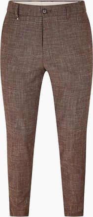 HUGO BOSS Mens Mens Genius 252 10270858 01 Straight Leg Trousers - Brown - Size: 38