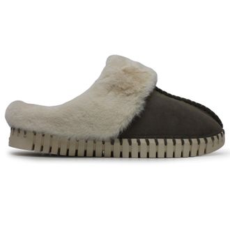 Ilse Jacobsen Tulip 3871 Textile Womens Slippers Sandals - Falcon - Size:UK 7