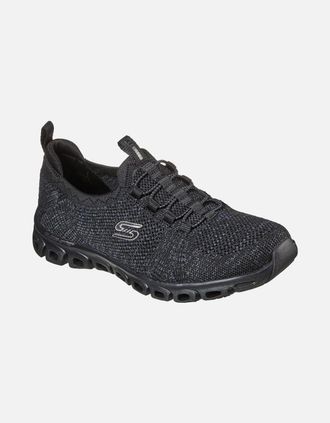 Skechers Womens Glide Step Grand Flash Womens Trainers - Black - Size: 7