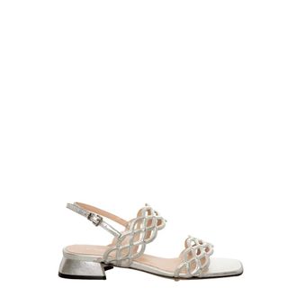 Evaluna Sandalo con tacco basso - - Shoes - Donna - Grigio - 39 EU