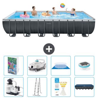 Intex Piscina Ultra Xtr Rectangular - 732x366x132 Cm - 9-piezas S552