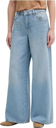 Mos Mosh Esma Jeans - Dames - Loose Fit Jeans - Blauw - W27 - Denim - Jeans