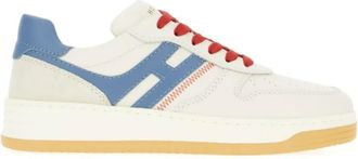 Hogan Multikleur leren sneakers met Side H - Dames - Sneakers - Wit - 36 EU - Leer - Schoenen