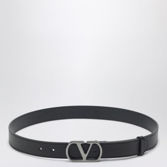Valentino Garavani Black VLogo Signature belt