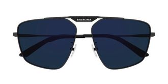 Balenciaga BB0246SA Asian Fit 005 Mens Sunglasses Grey Size 61