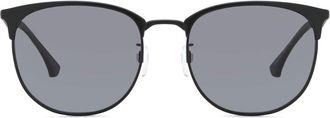 Emporio Armani EA2122D Asian Fit Polarized 300181 Mens Sunglasses Black Size 56