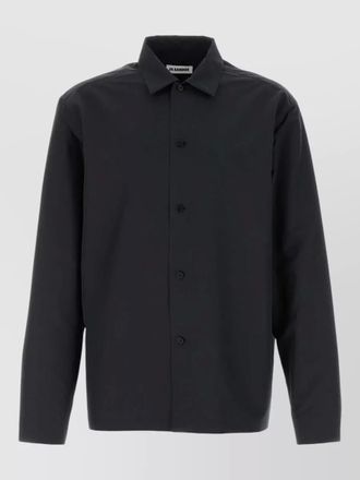 Jil Sander long sleeve polyester shirt tailored design