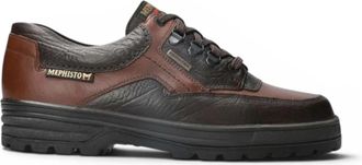 Mephisto Mephisto Mens Leather Chestnut Brown Walking Shoes - Barracuda MT 742