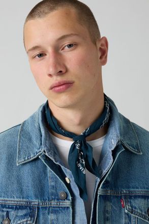 Levi's Bandana con stampa cashmere - Uomo - One Size - Blu / Navy Blue