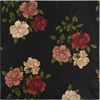 Johnny Was Womens Misty Rose Neck Scarf In Black