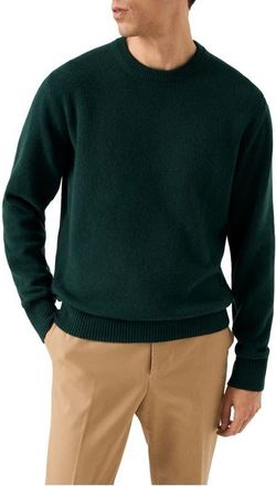 Eton Crewneck Cashmere Sweater in Dark Green at Nordstrom, Size Xx-Large