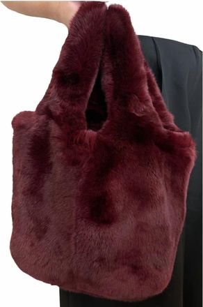 Linda Richards Womens Rex Tote Bag In Wine