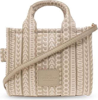 Marc Jacobs Micro Tote Schoudertas - Dames - Mini tas - Beige - ONE Size - Leer - Tassen